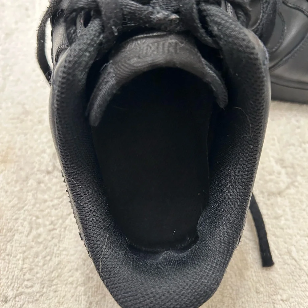 Size 9.5 Nike Court Vision Low Triple Black